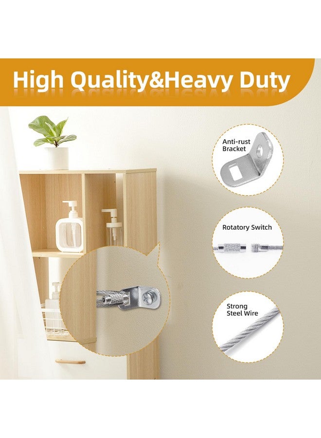 ChenYu Furniture Anchors(10set) for Baby proofing and Furniture Wall Anchor, Wall Anchors for Baby proofing cabinets, Anti tip Furniture Straps, Safety Essentials for Home - Image 2