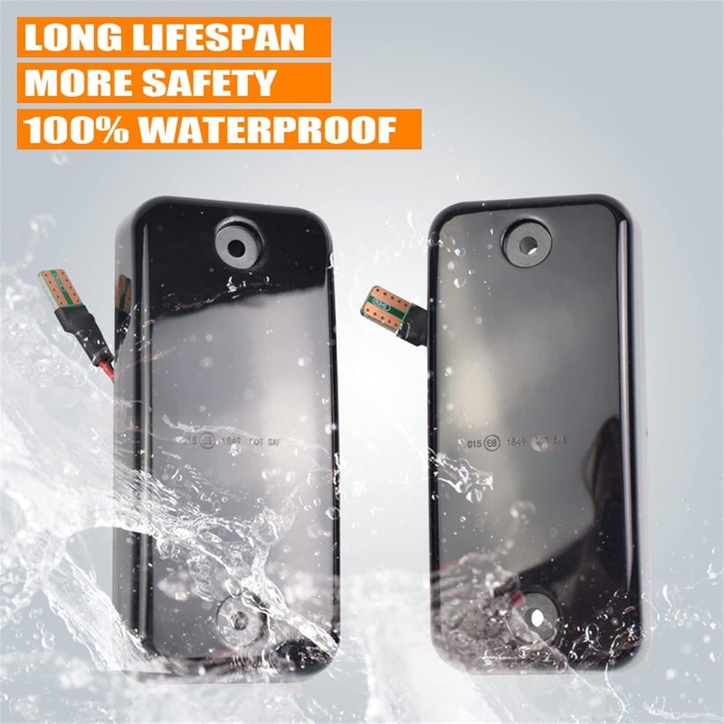 QASULER Dynamic Side Marker Lamp Turn Signal Lights - Image 4