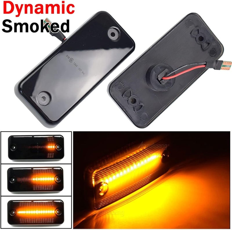 QASULER Dynamic Side Marker Lamp Turn Signal Lights - Image 5