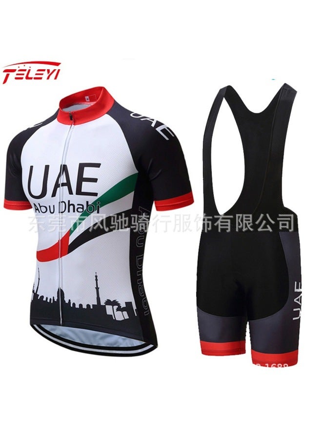 New Cycling Clothing Breathable Road Bike Short-sleeved Cycling Suit Hot Summer Short-sleeved Quick-drying