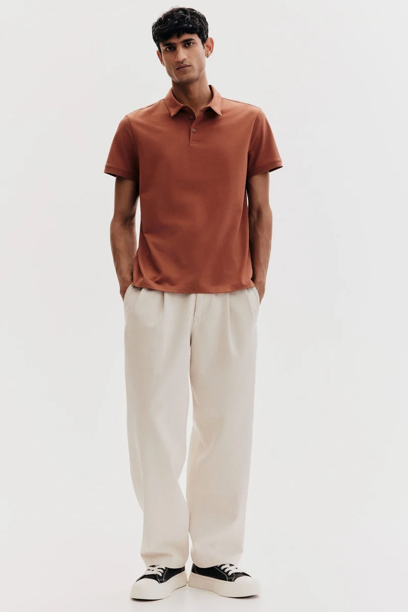 اتش اند ام تي-شيرت بولو بقصّة سلِم