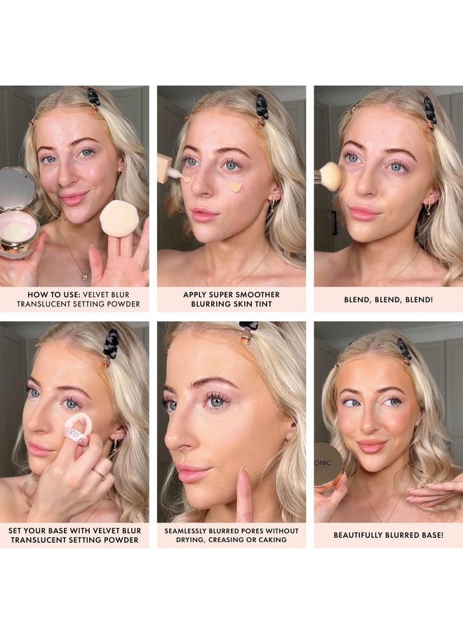 ICONIC LONDON - ICONIC LONDON Velvet Blur Translucent Setting Powder | Velvet Finish, Easy Application, Cruelty-Free, Vegan Makeup - Image 1
