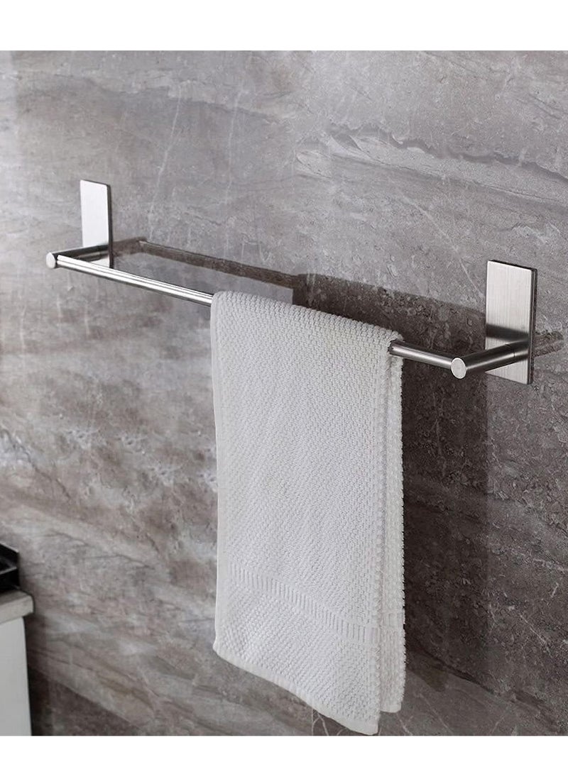 Bathroom Towel Rack Set 304 Stainless Steel Towel Bar Rust-Proof and Waterproof Suitable for Bathroom Towel Cleaning Tool Rack (1 Layer)  - Image 1