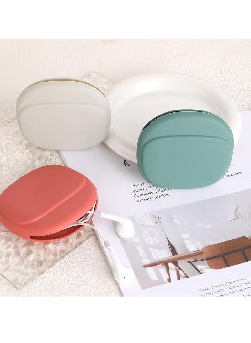 3 Pcs Silicone Headphone and Cable Organizer Set, Portable Pouch for Home, Office, School, and Travel. - Image 5