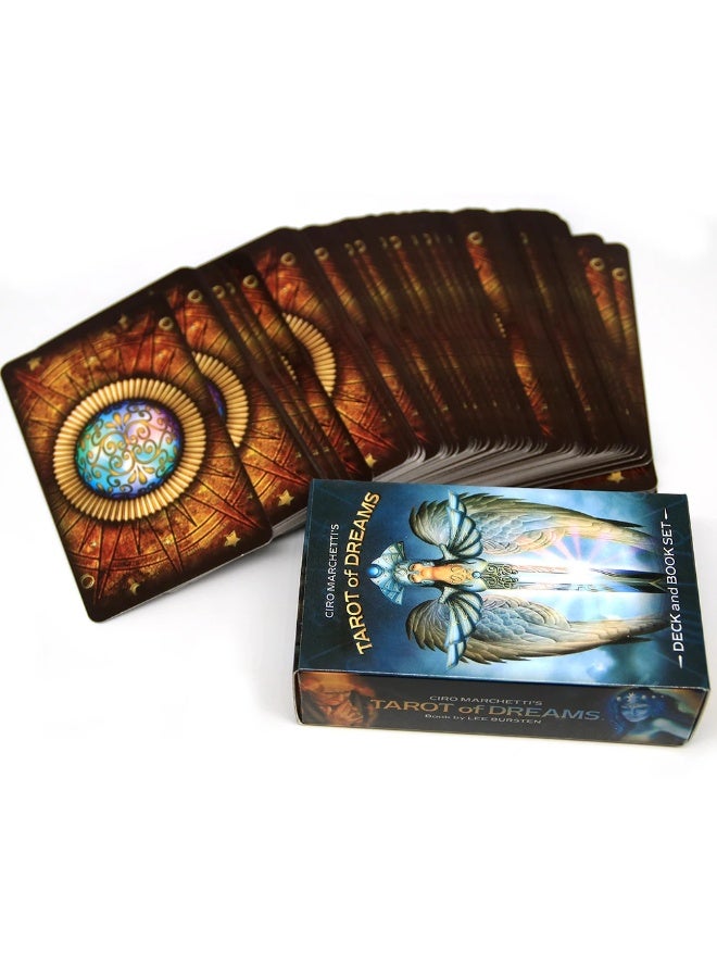 NIBEMINENT 1Pcs Deck Dream Tarot Cards in Full English, 83 cards Deck Oracle Bone Script Playing card divination game Deck Board game - Image 2