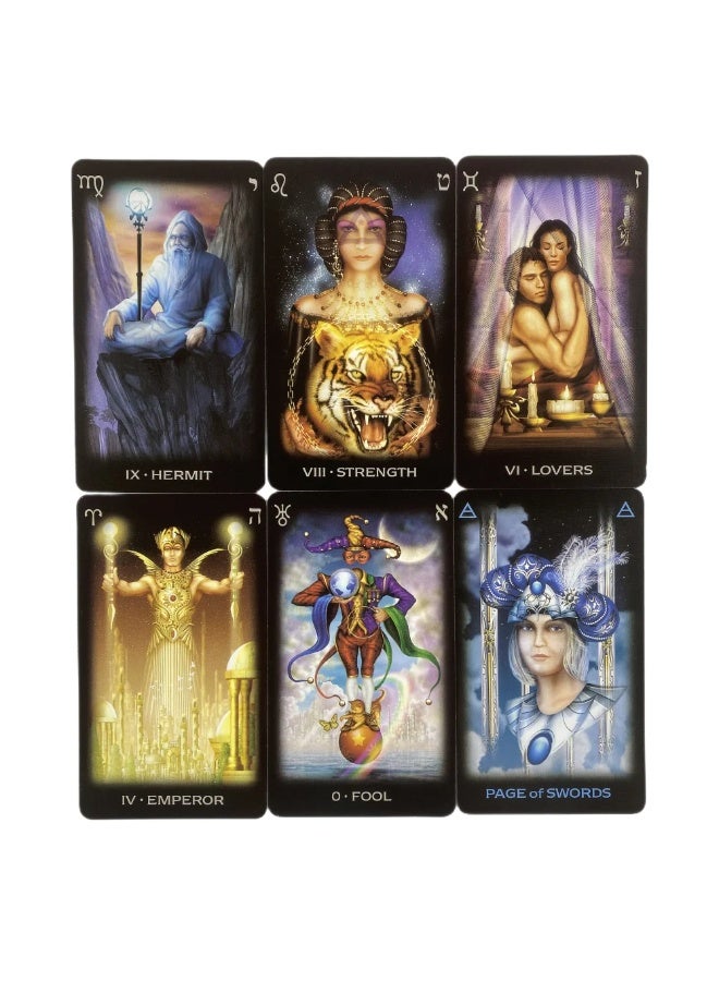 NIBEMINENT 1Pcs Deck Dream Tarot Cards in Full English, 83 cards Deck Oracle Bone Script Playing card divination game Deck Board game - Image 4