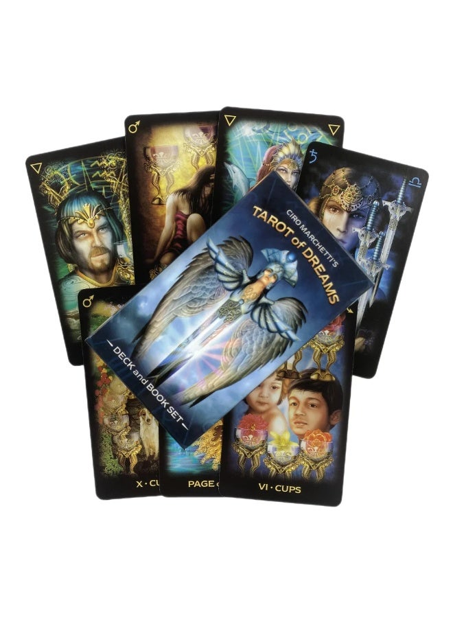 NIBEMINENT 1Pcs Deck Dream Tarot Cards in Full English, 83 cards Deck Oracle Bone Script Playing card divination game Deck Board game - Image 5
