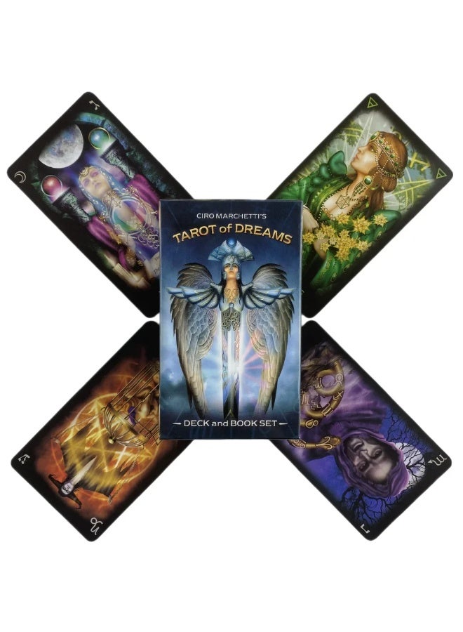 NIBEMINENT 1Pcs Deck Dream Tarot Cards in Full English, 83 cards Deck Oracle Bone Script Playing card divination game Deck Board game - Image 1