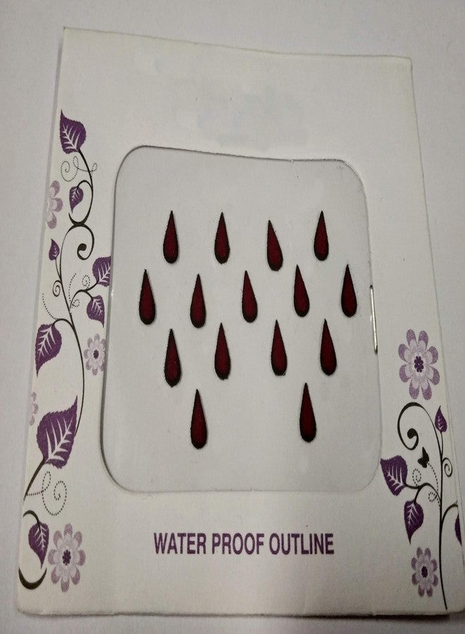 Vama Fashions Velvet Bindis Kumkum Tilak Bindi For Women (Tilak Bindis For Women) - Image 4