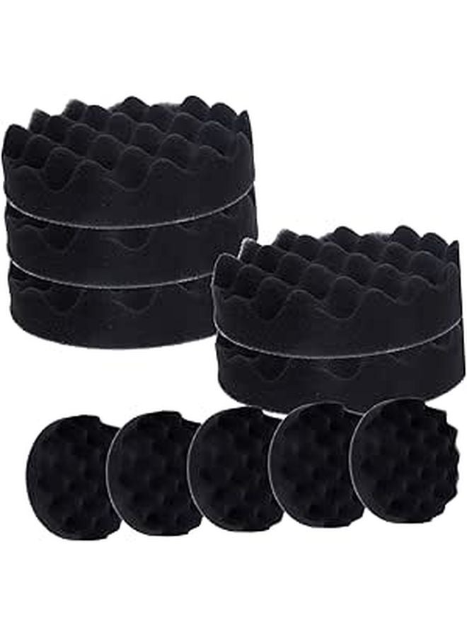 10Pcs Flexible Washable Car Polishing Sponge Applicator For Waxing Buffing And Cleaning - Image 1