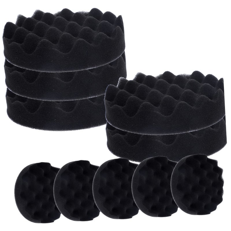 10Pcs Flexible Washable Car Polishing Sponge Applicator For Waxing Buffing And Cleaning - Image 2