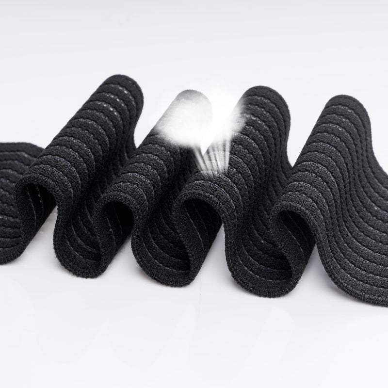 Rbenxia 4 Pieces of Black Elastic Ankle Compression Bandage Adjustable Ankle Strap Heel Brace Wraps Breathable Ankle Band for Stabilising Ligament, Joint Pain, Sport (70 cm) - Image 4