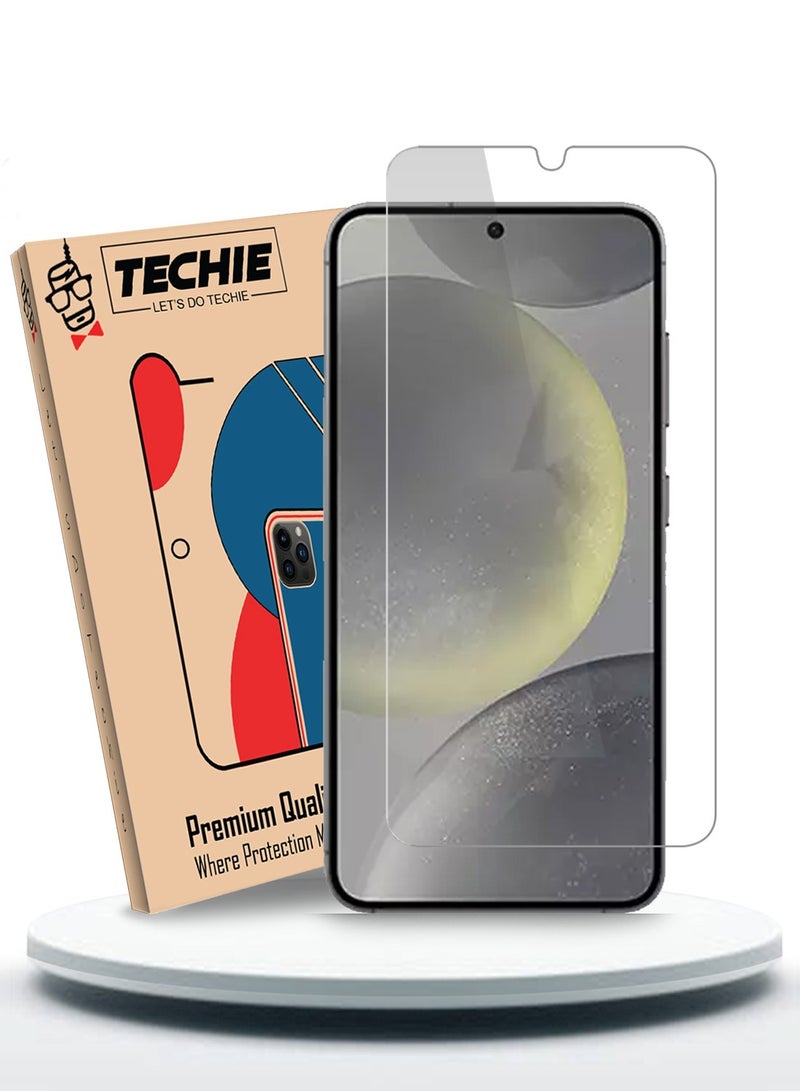 Techie Samsung Galaxy S24 5G HD Clear Tempered Glass Screen Protector - Image 1