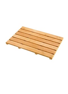 Home Pro Bamboo Bathroom Mat Beige 14.2x21.3x1.2inch