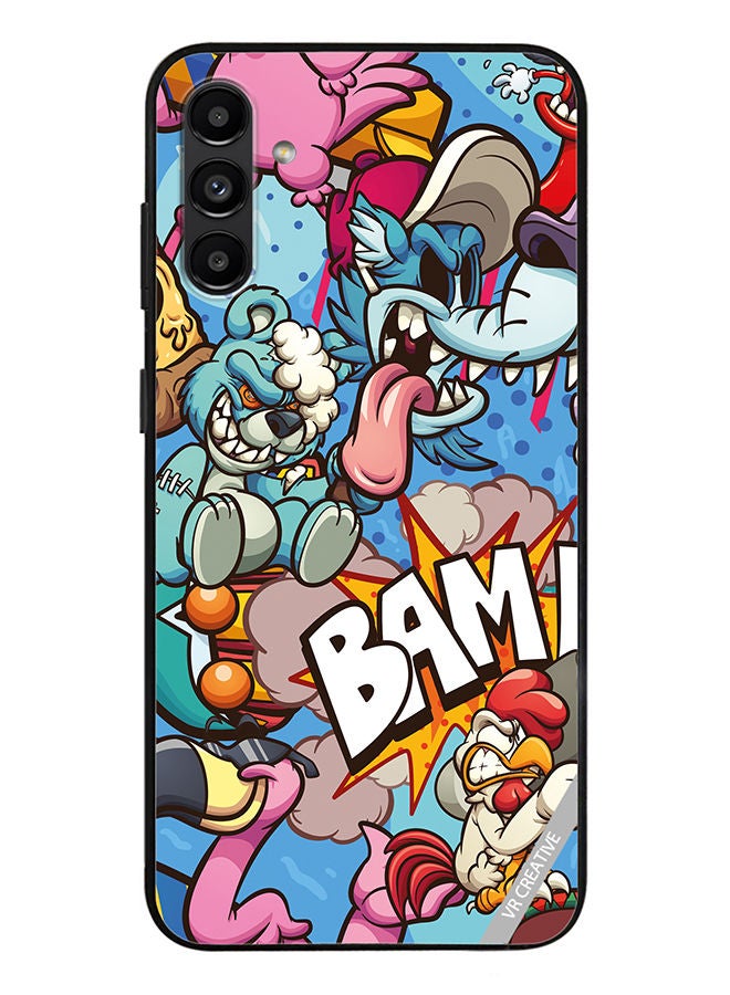 VR CREATIVE Protective Case Cover For Samsung Galaxy A13 5G Cartoon Design Multicolour - Image 1