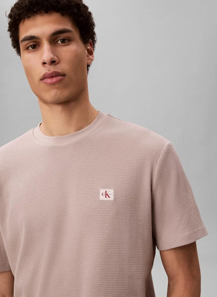 Calvin Klein Jeans Atmosphere Classic Waffle T-Shirt for Men | Best Price UAE
