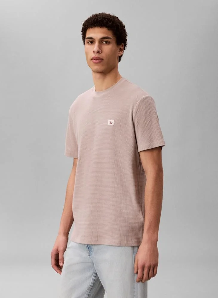 Calvin Klein Jeans Atmosphere Classic Waffle T-Shirt for Men | Best Price UAE