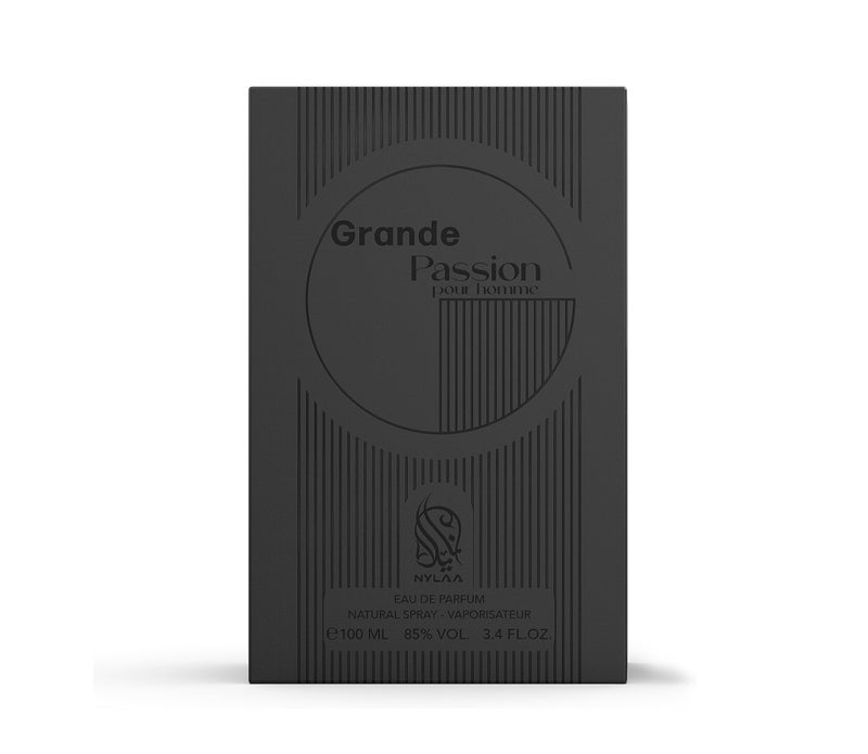 NYLAA Grande Passion Eau De Parfum (EDP) 100ML | Premium Perfume for Men | Long Lasting Fragrance | Daily Use Perfume - Image 3