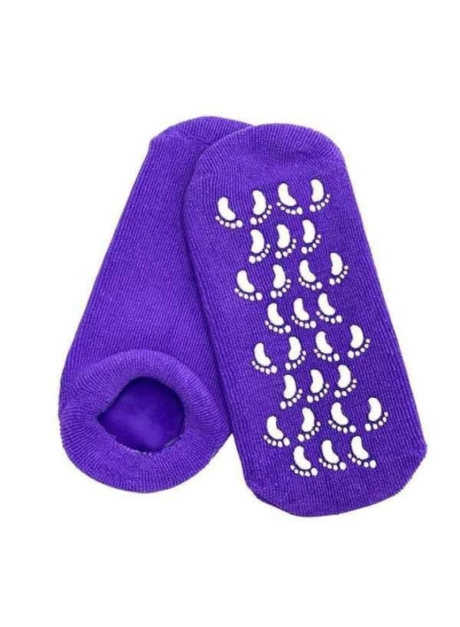 سبا سيستم جوارب جل لترطيب القدمين من سبا سيستم - بنفسجي