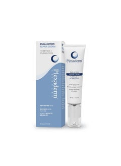 Plexaderm Dual Action Repair 1% Retinol Face Cream. Anti Aging Cream Serum With Retinol Bakuchiol And Hyaluronic Acid To Fight Fine Lines And Wrinkles 1 Fl. Oz.  - Image 3