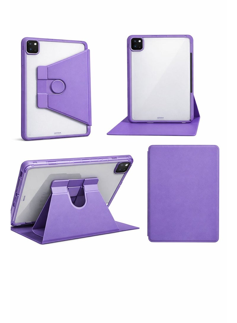 USLPOWER iPad Cover Case 10th Generation 10.9 Inch 2022 Clear Back Protective Case with Pencil Holder, Auto Sleep Wake, Multi Angle Stand, Shockproof TPU Silicone Cover for Tablet Users - Image 2