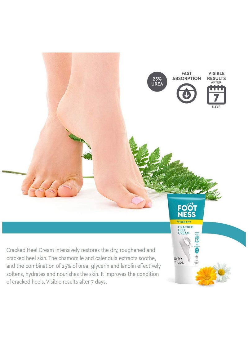 Footness - Cracked Heel Cream | Urea 25% Chamomile Extract | 50ml - Image 1