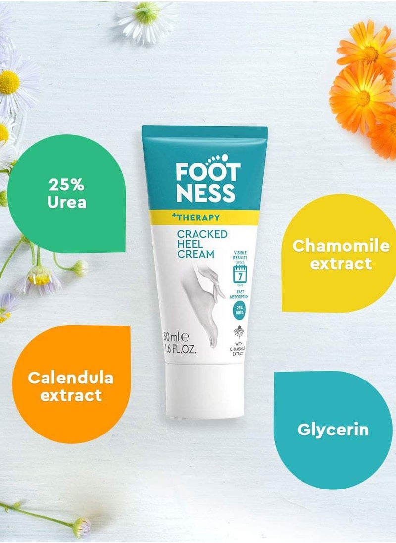Footness - Cracked Heel Cream | Urea 25% Chamomile Extract | 50ml - Image 1