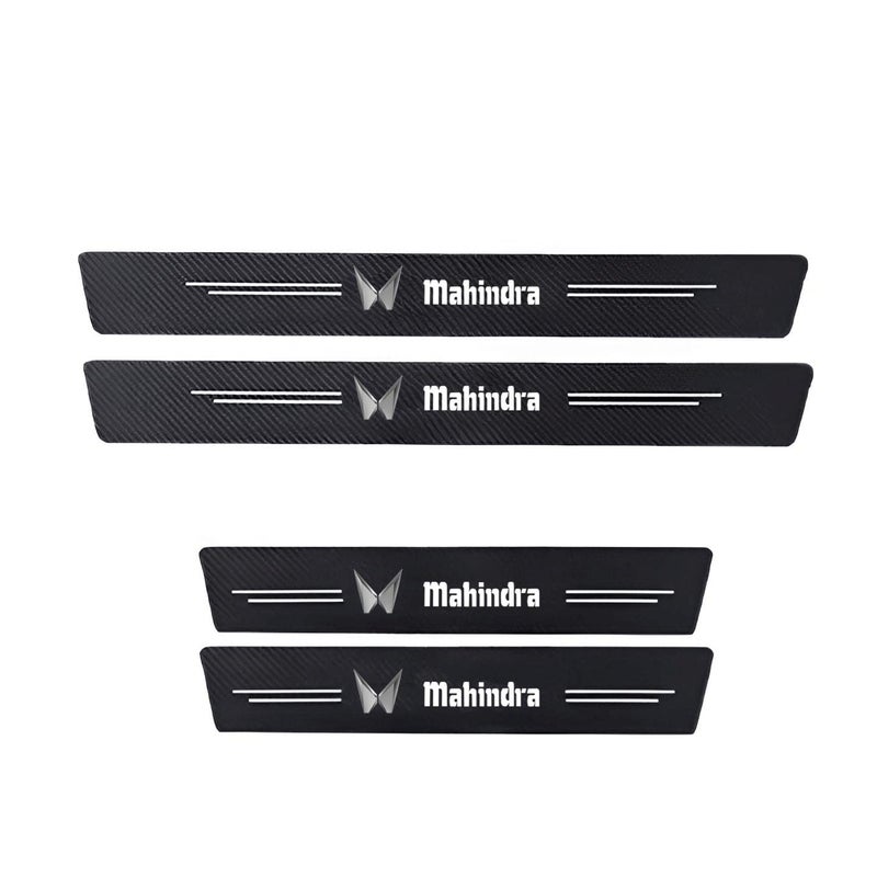MULZI Car Door Carbon Fiber Wrap PPF Film Sill Edge Anti Scratch Guard Protector Stickers for Scorpio, Thar, XUV 300, XUV 400, XUV 700, XUV 500, Bolero, Marazzo, KUV 100, Alturas, Quanto, Verito - Image 1