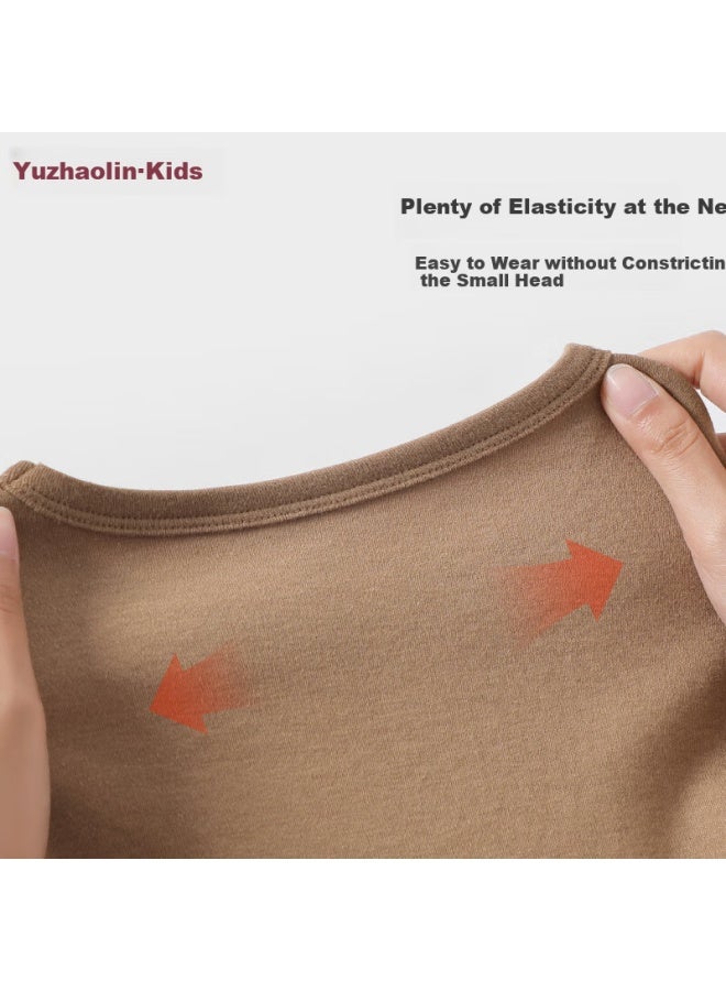 Yuzhaolin Kids Long Sleeve T-shirt Spring Autumn Boys Girls Cotton Long Sleeve Comfortable Inner Top - Image 1