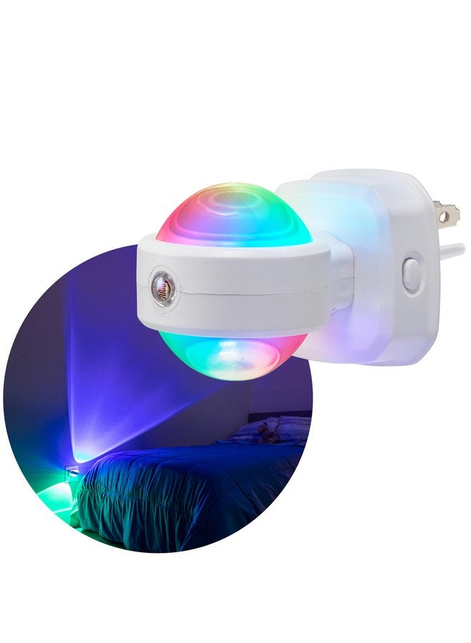 GE GE Color-Changing Swivel LED Night Light, Plug-in, Dusk to Dawn Sensor, Rotating, Ambient Lighting, Projector, for Kids, for Baby, Bedroom, Bathroom, Nursery, Gaming Room, Hallway 81041 - Image 1