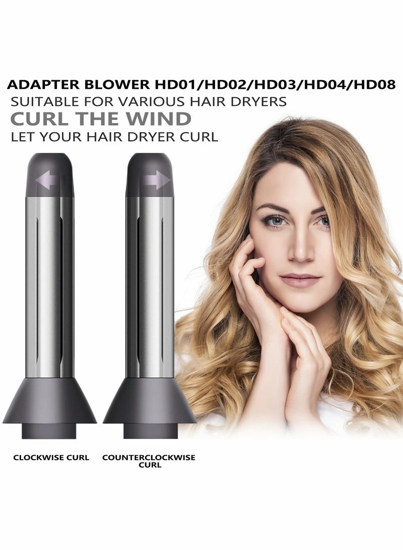 general Suitable for Dyson Supersonic Hair Dryer Curlers with Effect self-Curling, Compatible for Dyson Hair Dryer HD01 HD02 HD03 HD04 HD08 Models Suitable for self-Curling (Left-Handed) - Image 4