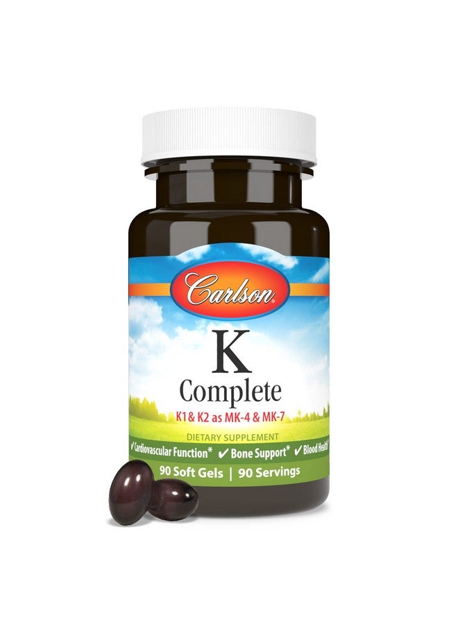 Carlson Labs K Complete Softgels, 90 Count - Image 5