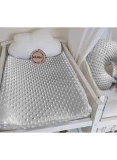 Owlowla Changing Pad Cover Soft Minky Dots Changing Table Sheets For Baby Boy And Girl(Gray)  - Image 5
