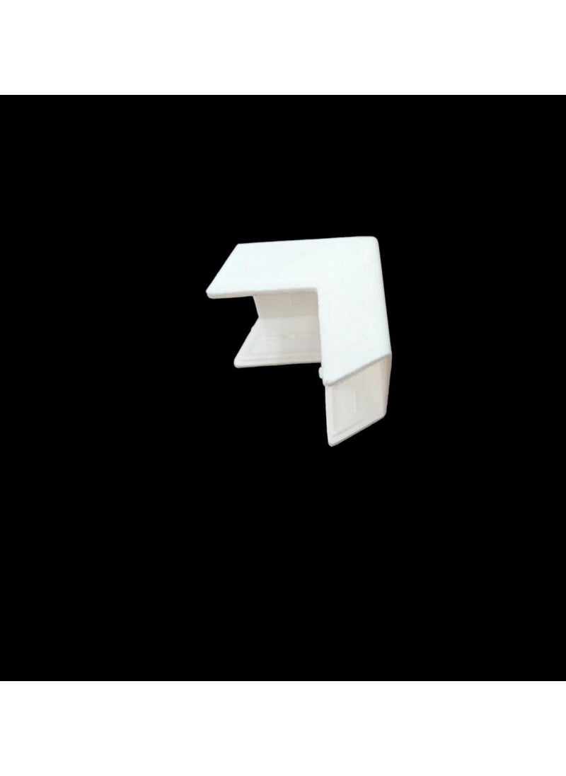 AGASTRIYA Plastic Flat Elbow Ivory Size 30X15 External Heavy Duty Push FIT Joint 10PC  - Image 2