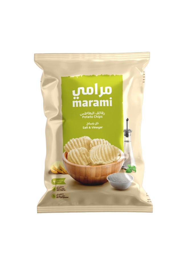 Marami Salt And Vinegar Wavy Potato Chips 100g