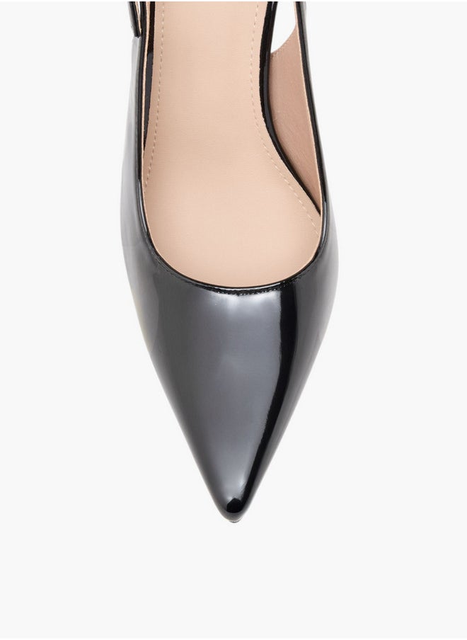 Flora Bella By Shoexpress Pointed Toe Slingback Shoes with Stiletto Heels  - Image 4