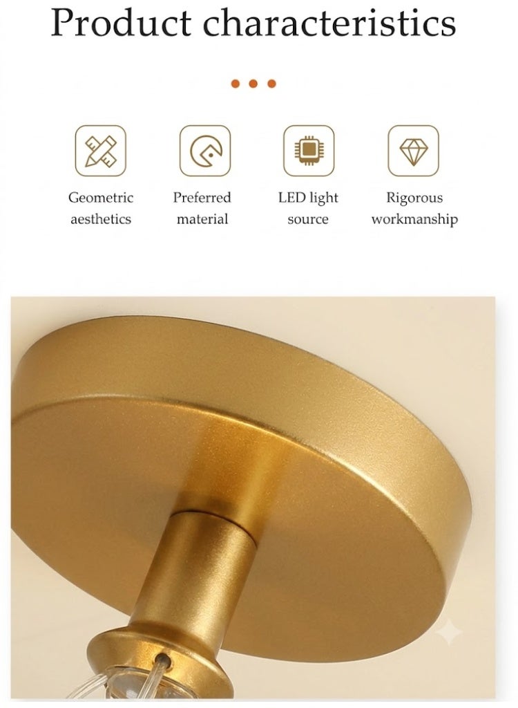 LED ceiling light, hallway light, modern ceiling light, 19W, energy saving, easy to clean, suitable for corridors, living rooms, bedrooms, kitchens, diameter 20cm - Image 2