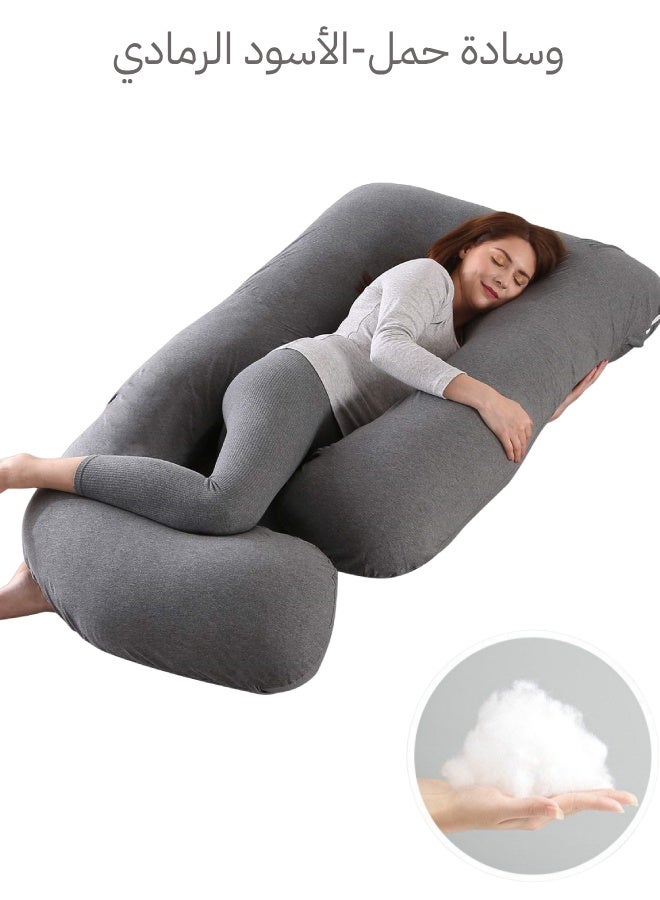 SHEIDLIN Pregnancy Pillows for Sleeping, G-Shaped Full Body Maternity Support Pillow, with Removable Cover, Support for Back, Legs, Belly for Pregnant Women, Pregnancy Pillow for Women - Image 1