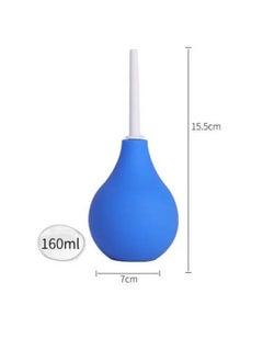 Generic Enema Ball Syringe Medical Rubber Enema Female Enema Irrigator Female Hygiene Enema Enema Cleaner Enema Aleaner Blue (160ml) 