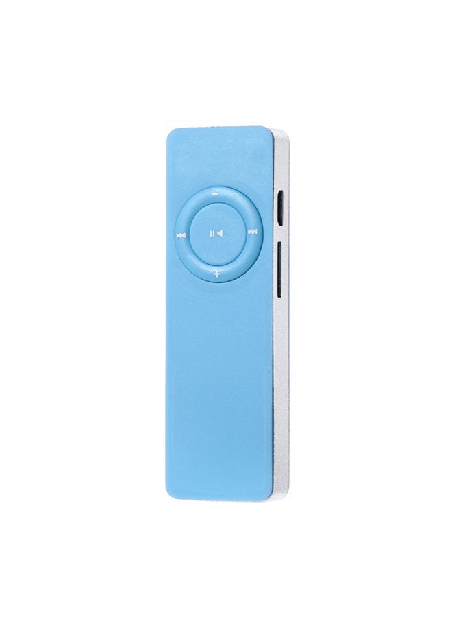 Bluetooth Mp3 Long Bar External Speaker Card Insertion Mp3 Player Ultra-thin Compact Music Portable Audio External Sound-Body Color:[Card Version] Blue-Memory Capacity:Strip Out (bare Metal)  - Image 1
