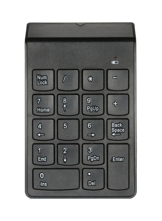 2.4G USB Numeric Keypad Wireless Number Pad Black - Image 1