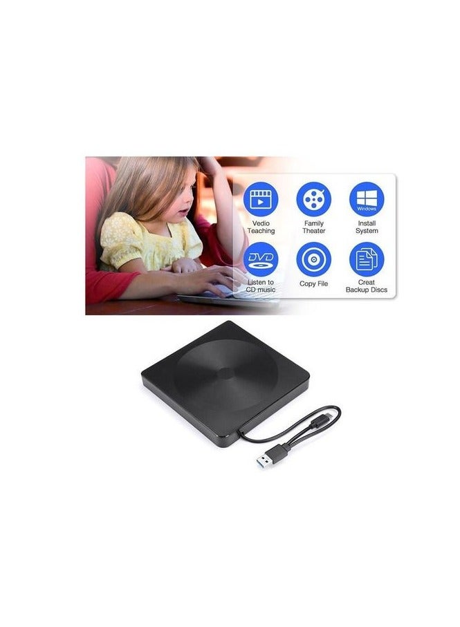DVD  CD reader and writer with TYPE C port and usb with high speed data transfare - Image 2
