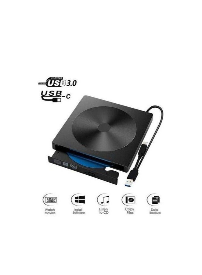 DVD  CD reader and writer with TYPE C port and usb with high speed data transfare - Image 3