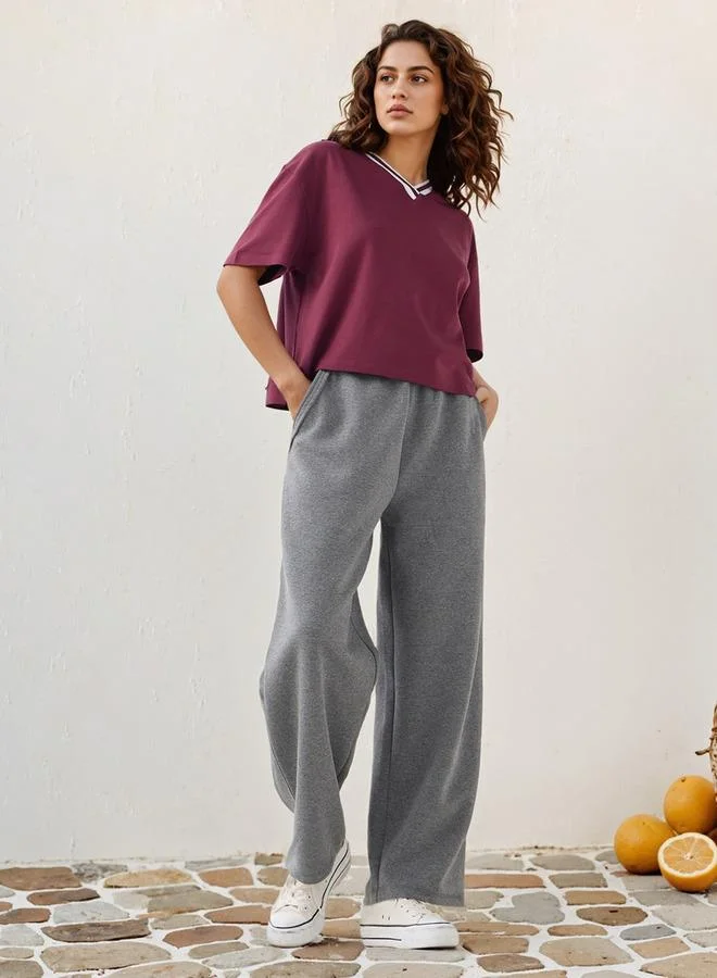 لي كوبر بنطلون رياضي لي كوبر بخصر مرتفع وجيوب