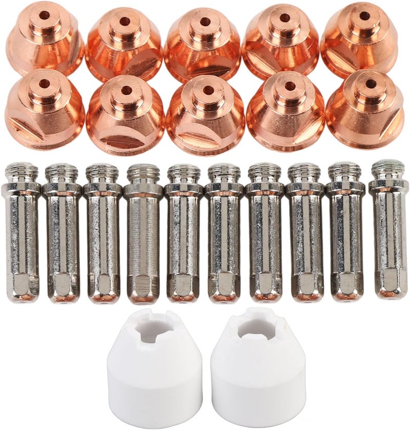 Tip Electrode Kit, Set of 10 for PCH-51 Cutting Consumables, with Protective Covers - Image 1