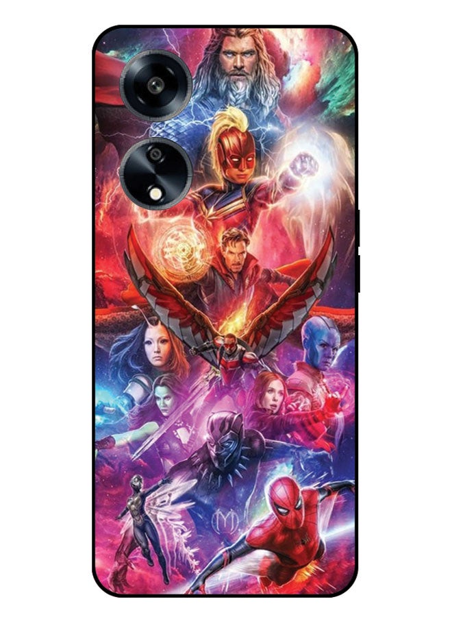 EYE CATCH Printed Protective Case Cover For Oppo A1 5G -  Marvel Logo - Image 1