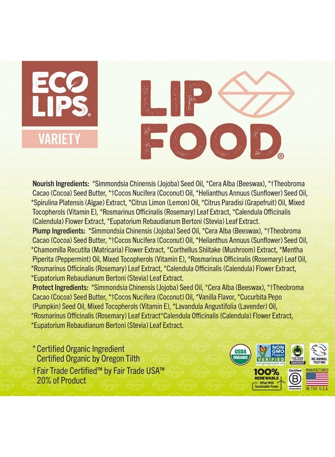 Eco Lips Lip Food - Nutrient Dense & Organic Lip Balm (Nourish, Plump and Protect) - Image 5