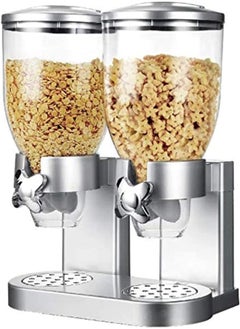 Orchid Orchid Cereal Dispenser dry food dispenser, water canned food plastic containers, stored grain, cereal flour. (Dual Cereal Dispenser)  - Image 4