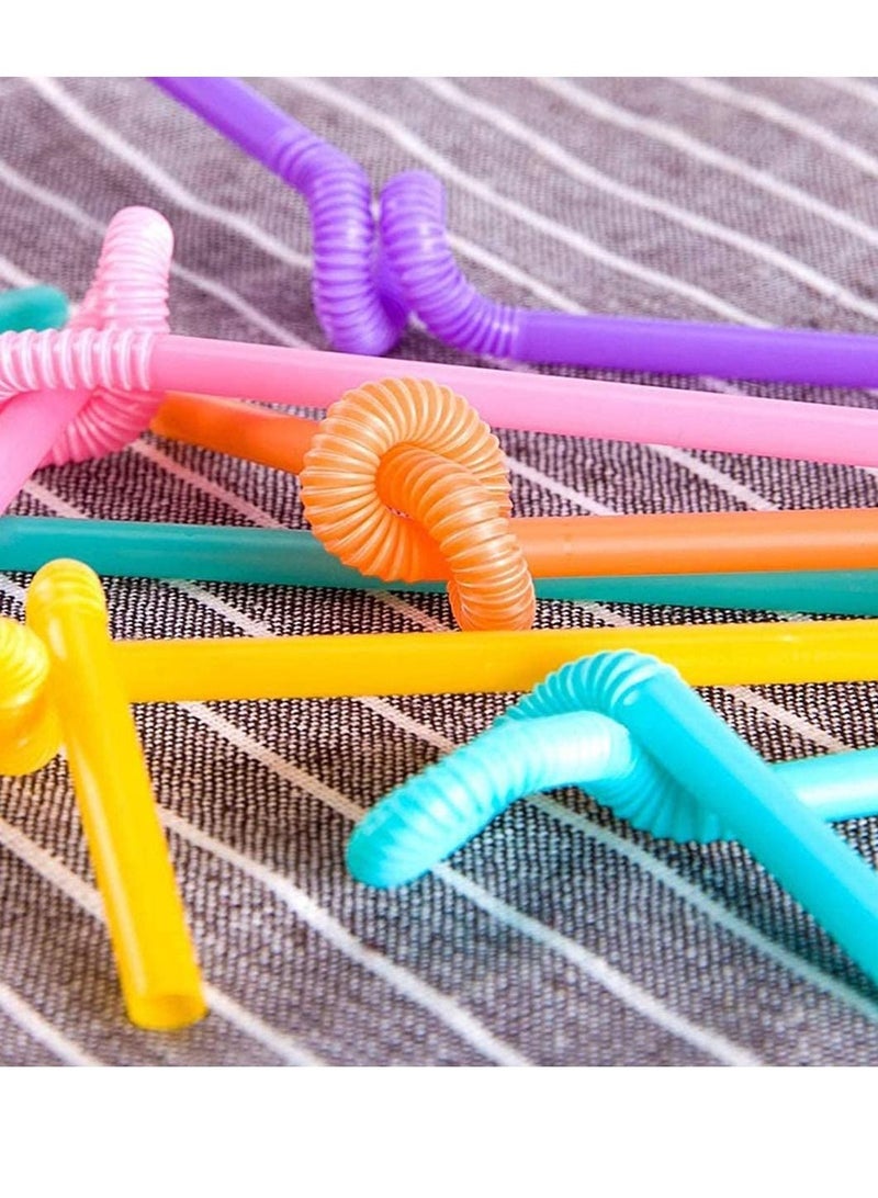 500Pc Disposable Plastic Drinking Straw Multicolor 6Mm - Image 2
