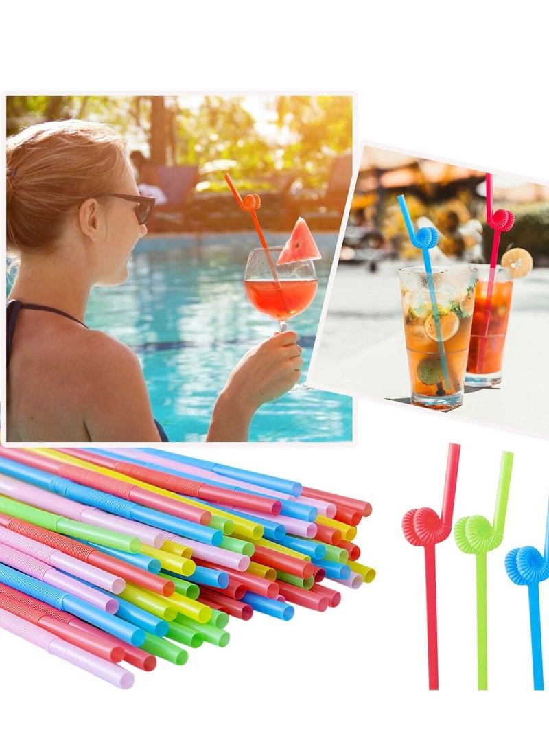 500Pc Disposable Plastic Drinking Straw Multicolor 6Mm - Image 3